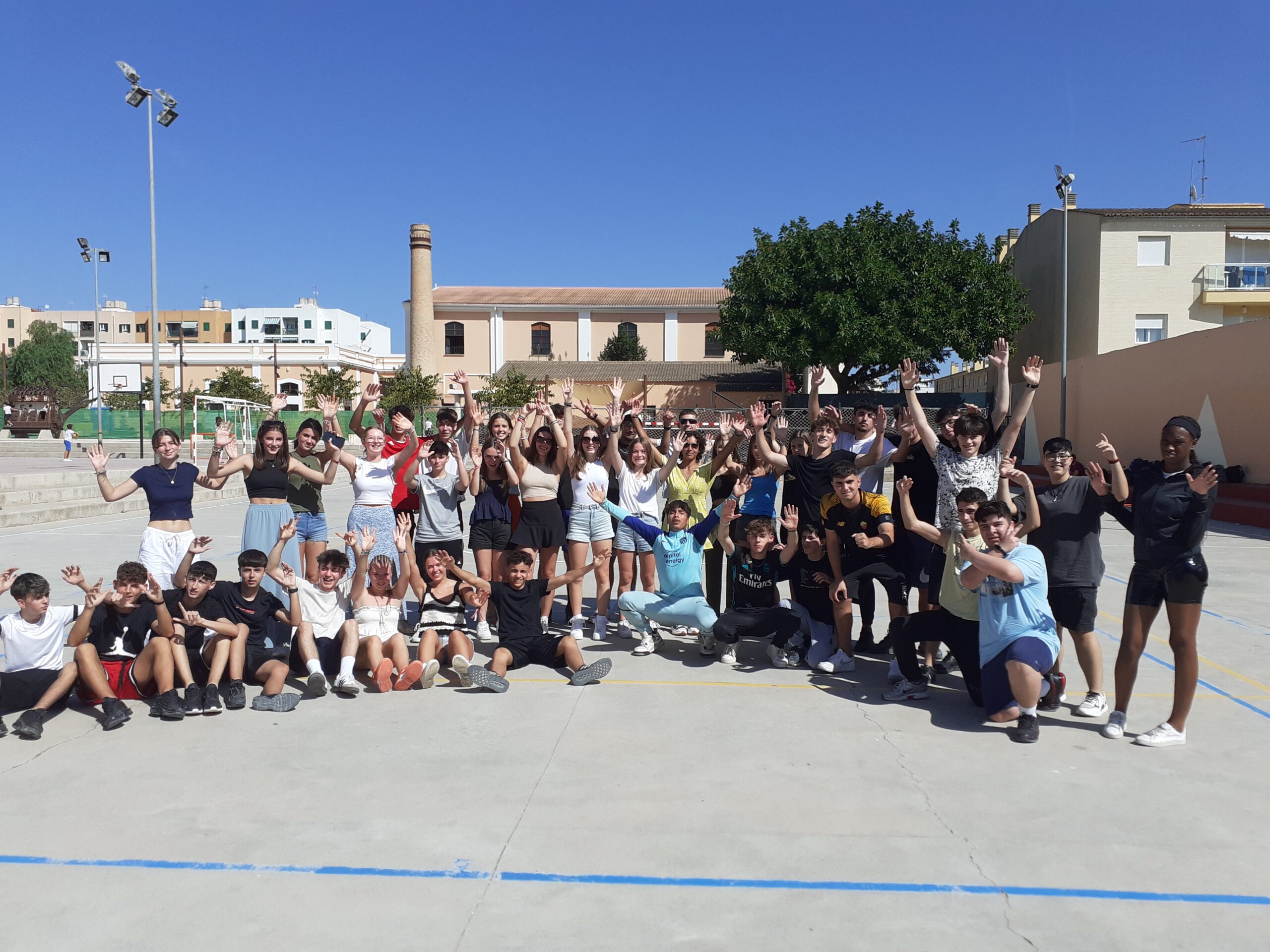 Les élèves de la section athlétisme à Palma de Majorque