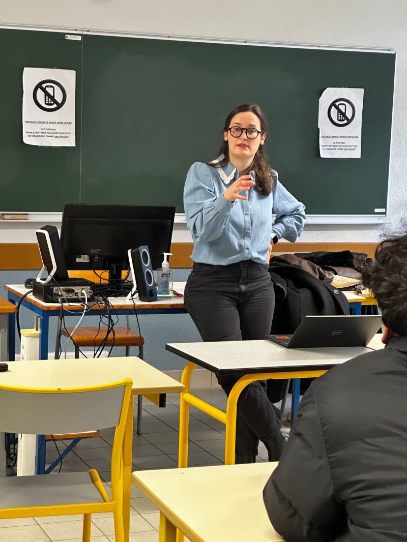 Témoignage d'Emma LE DÉ auprès des étudiants de BTS CI