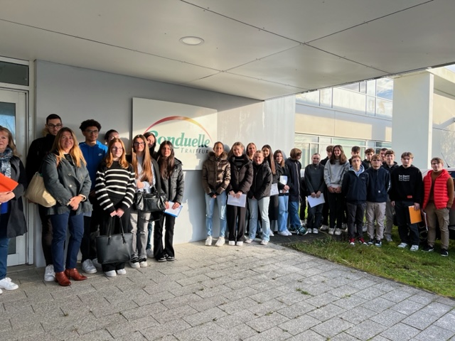 Les élèves de la 111 en visite de l’entreprise BONDUELLE