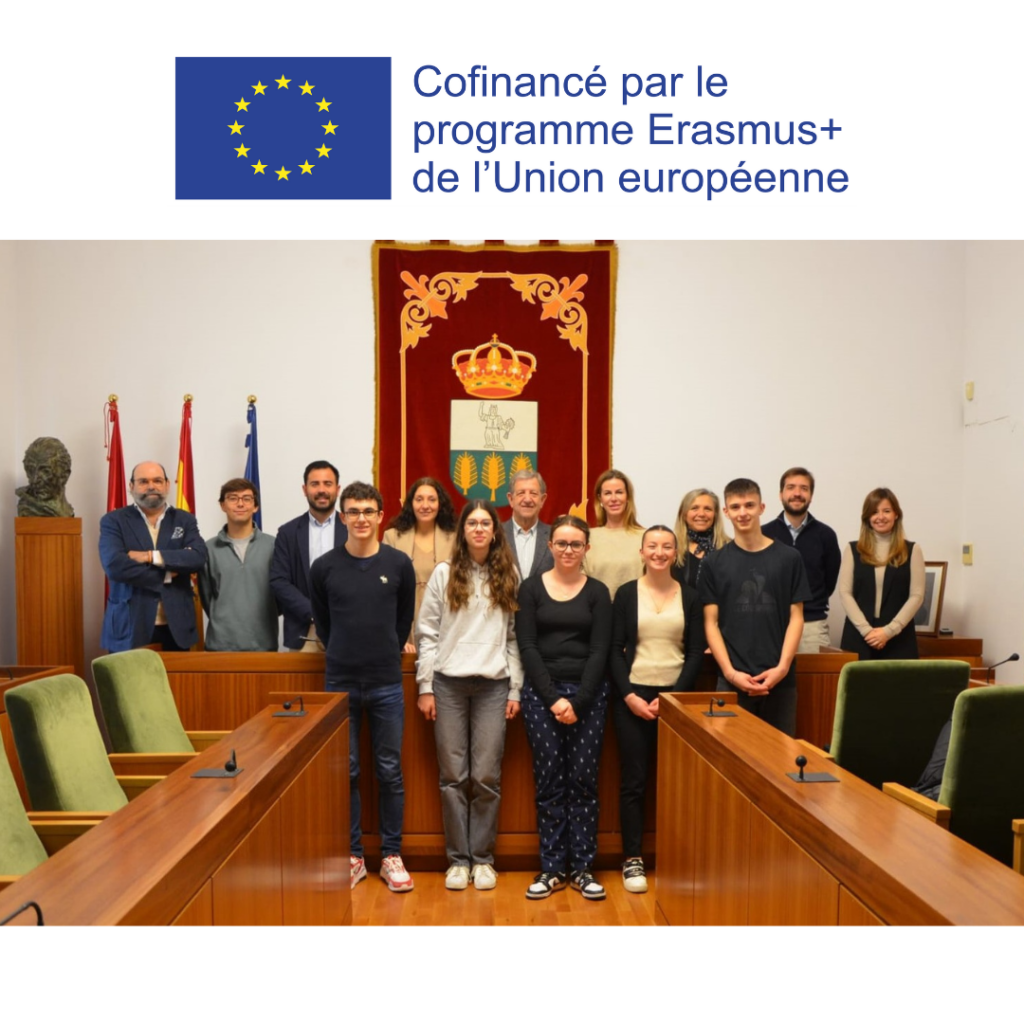 ERASMUS+ : 5 élèves du Likès reçus à la Mairie de Villanueva de la Cañada (Espagne)