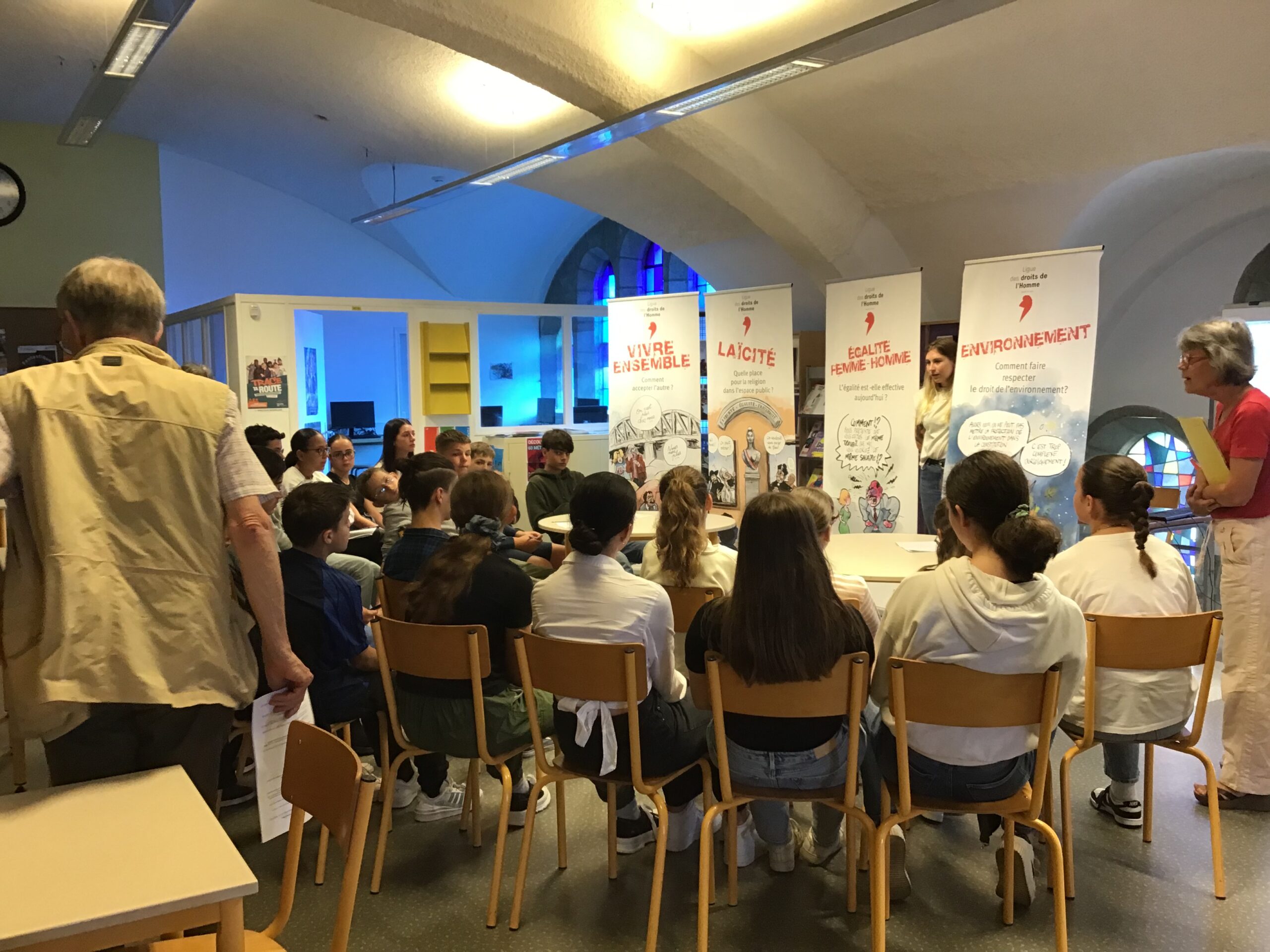 Au programme des collégiens de la classe 505 : Citoyenneté, vivre ensemble et respect !
